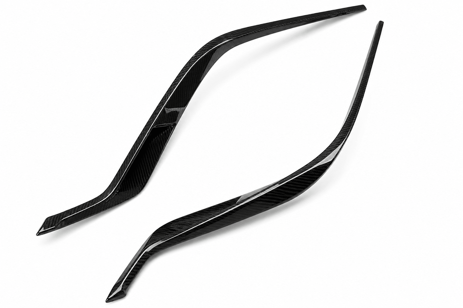 McLaren 720S / 750S / 765LT Carbon Fiber Door Insert Trim Set - Exotics Carbon Design