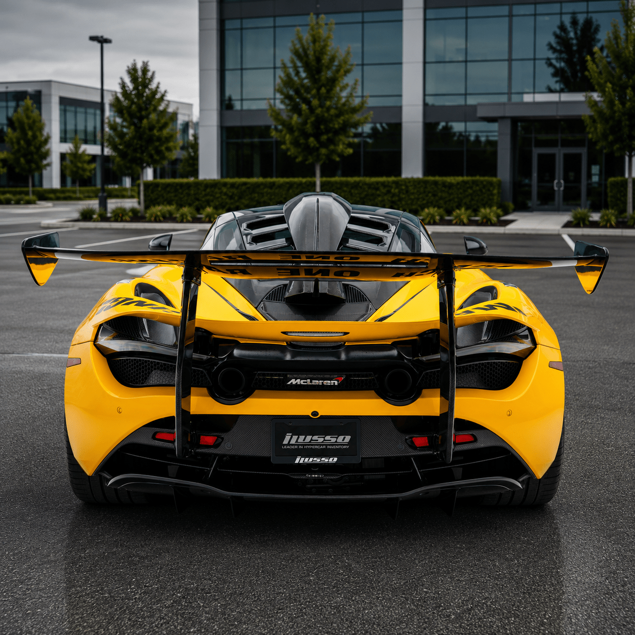 McLaren 720S / 765LT - Senna GTR Style Carbon Fiber Rear Wing - Exotics Carbon Design