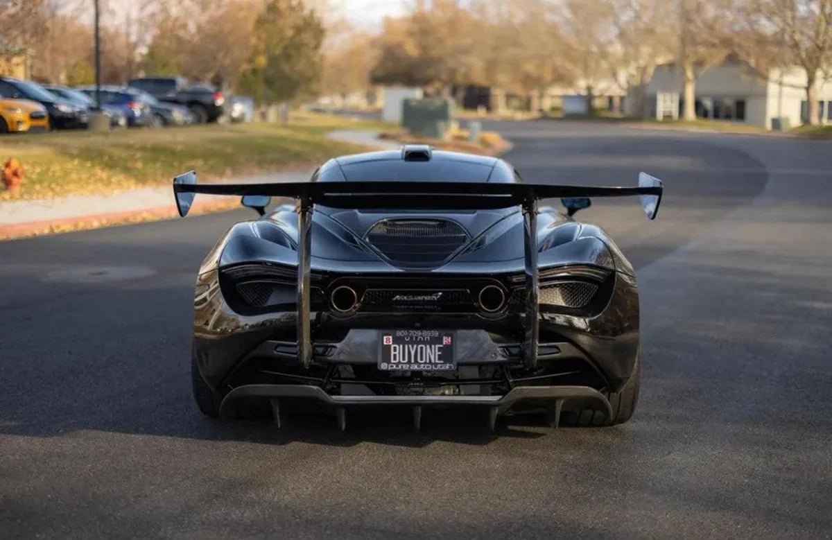 McLaren 720S / 765LT - Senna GTR Style Carbon Fiber Rear Wing - Exotics Carbon Design