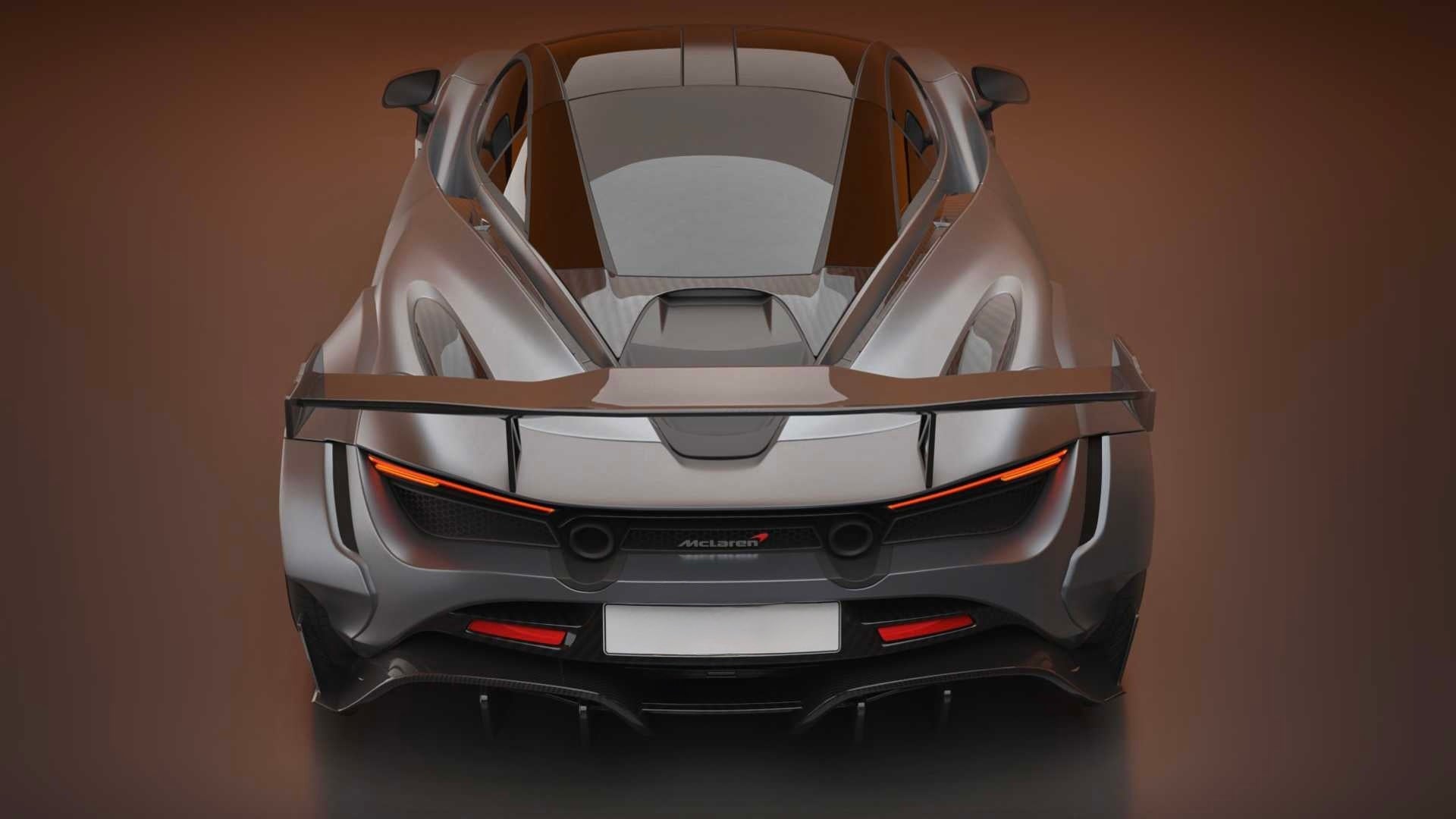 McLaren 720S GTR Style Carbon Fiber Dual Wing & Trunk Spoiler - Exotics Carbon Design