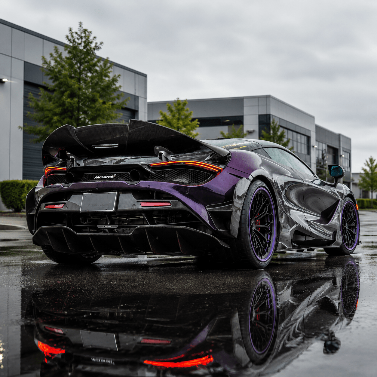 McLaren 720S - P1 Style Carbon Fiber Rear Wing - Exotics Carbon Design