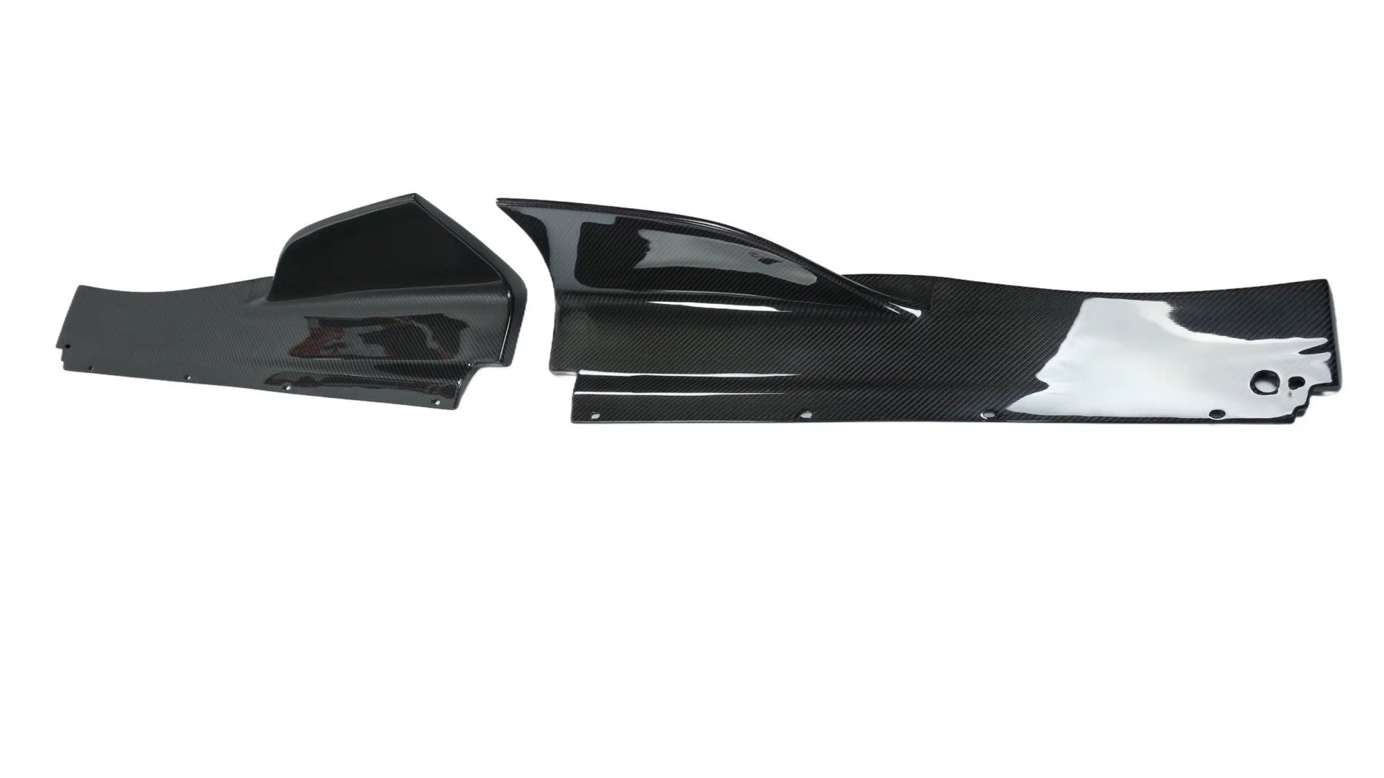 McLaren 720S - R Style Carbon Fiber Side Skirts - Exotics Carbon Design