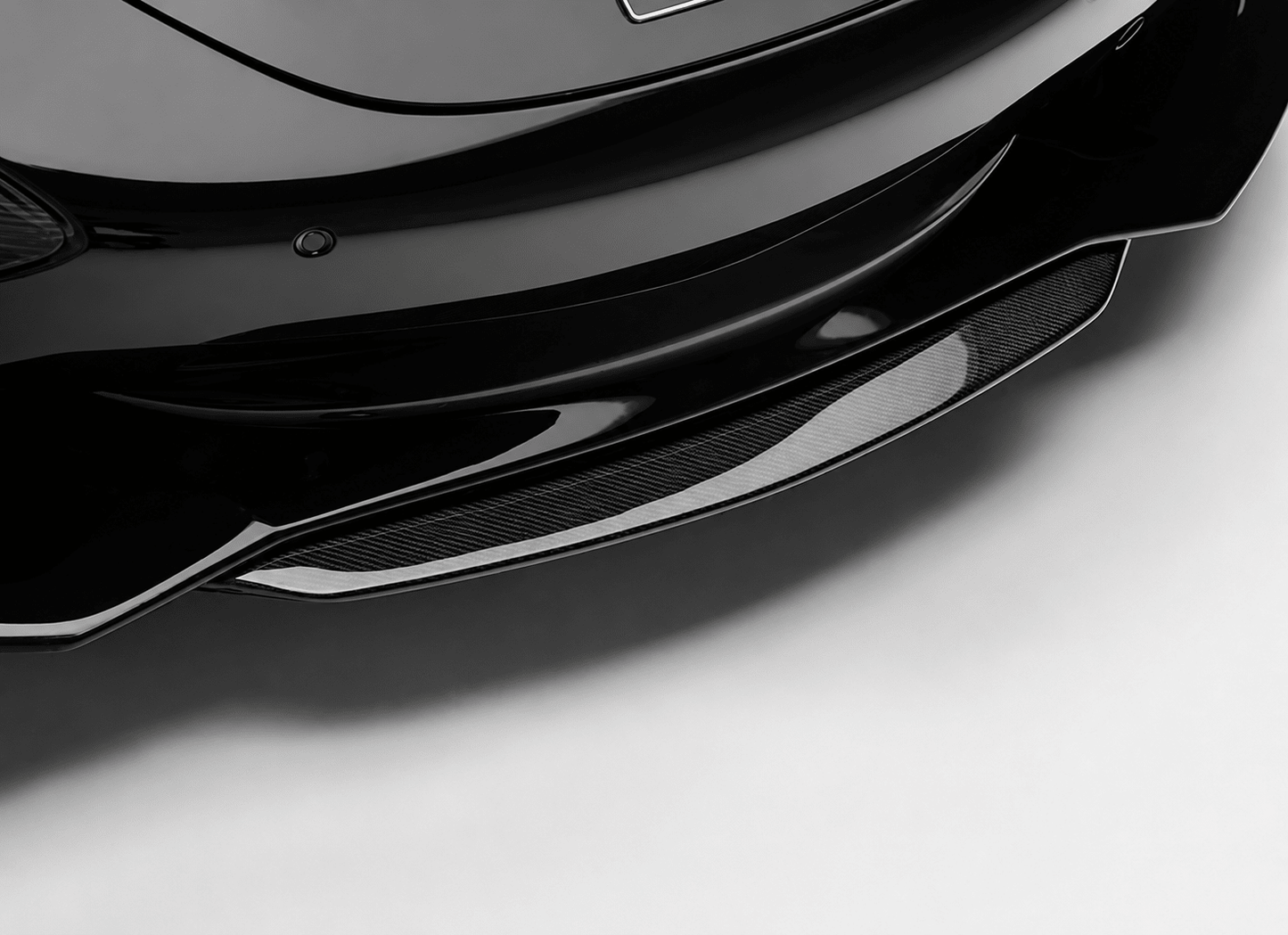 McLaren 720S V-Style Carbon Fiber Front Bumper Splitter - Exotics Carbon Design