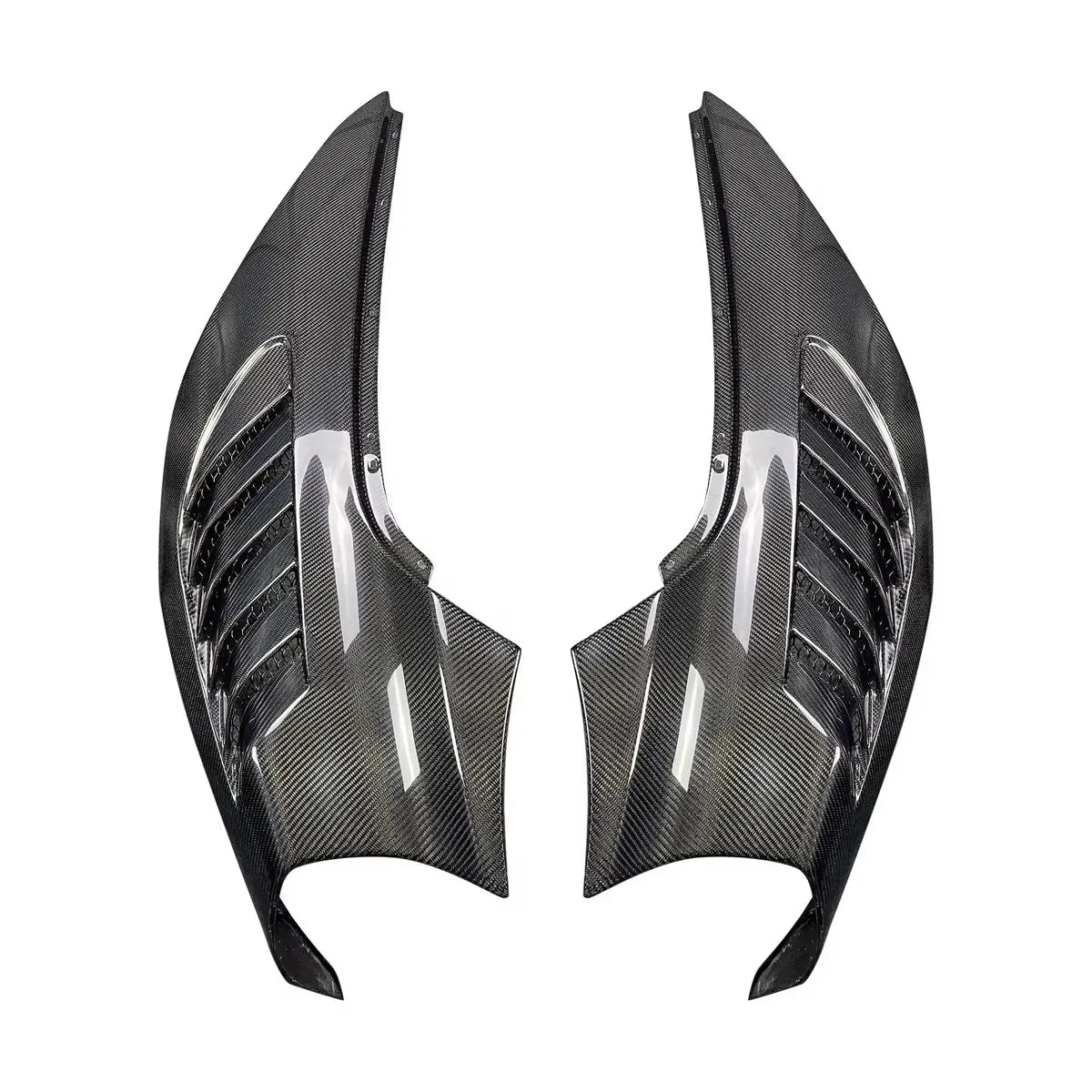 McLaren 720S V Style Carbon Fiber Front Fenders - Exotics Carbon Design
