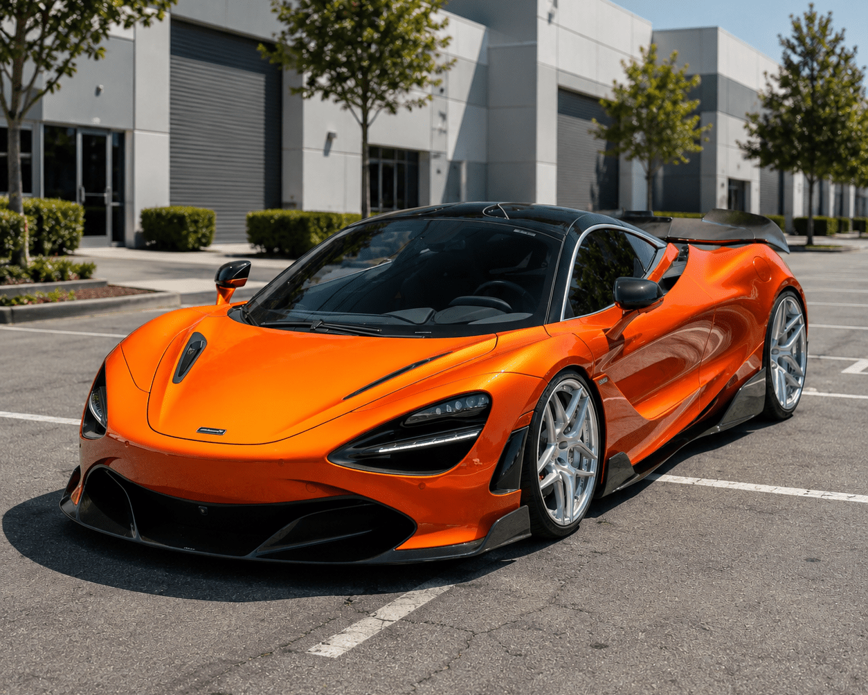 McLaren 720S - V-Style Carbon Fiber Side Skirts - Exotics Carbon Design