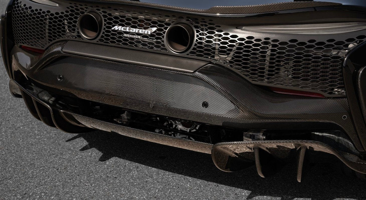 McLaren Artura Carbon Fiber Rear Bumper Insert - Exotics Carbon Design