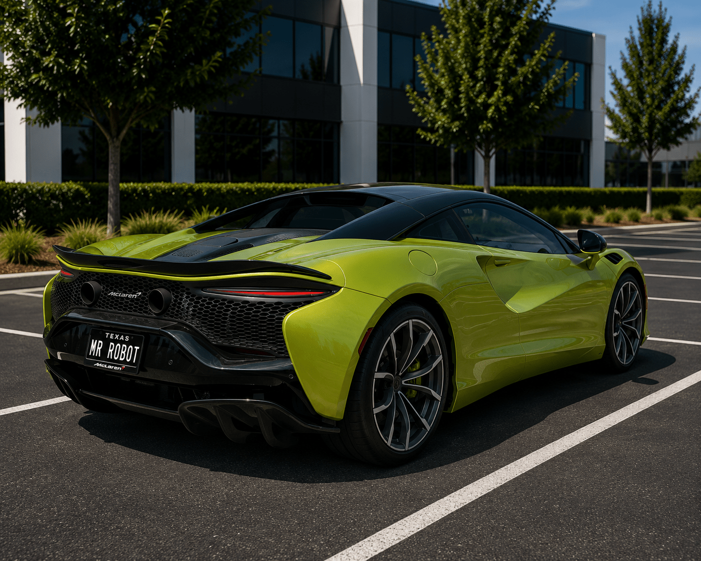 McLaren Artura Carbon Fiber Rear Spoiler - Exotics Carbon Design