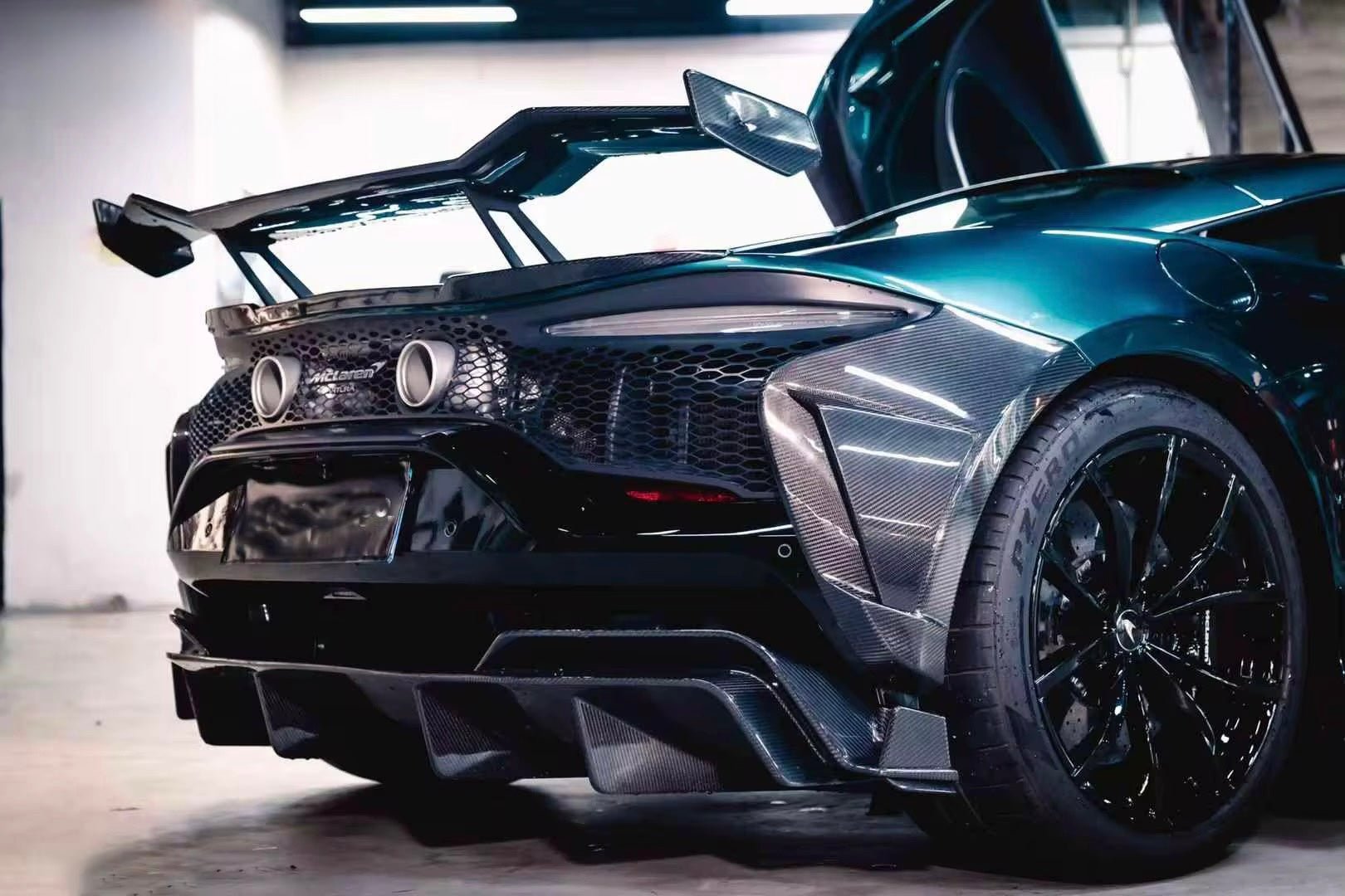 McLaren Artura GTR Style Carbon Fiber Rear Wing - Exotics Carbon Design