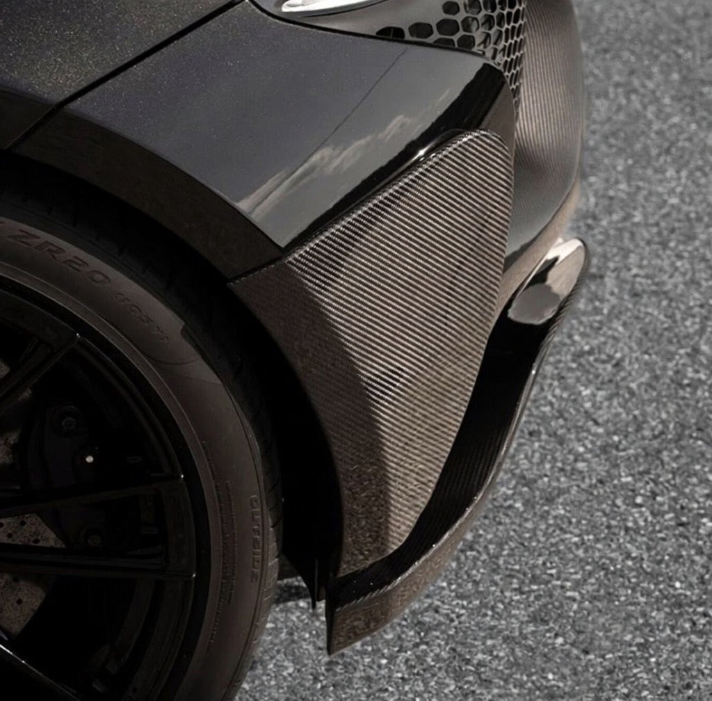 McLaren Artura N-Style Carbon Fiber Rear Bumper Side Panels - Exotics Carbon Design