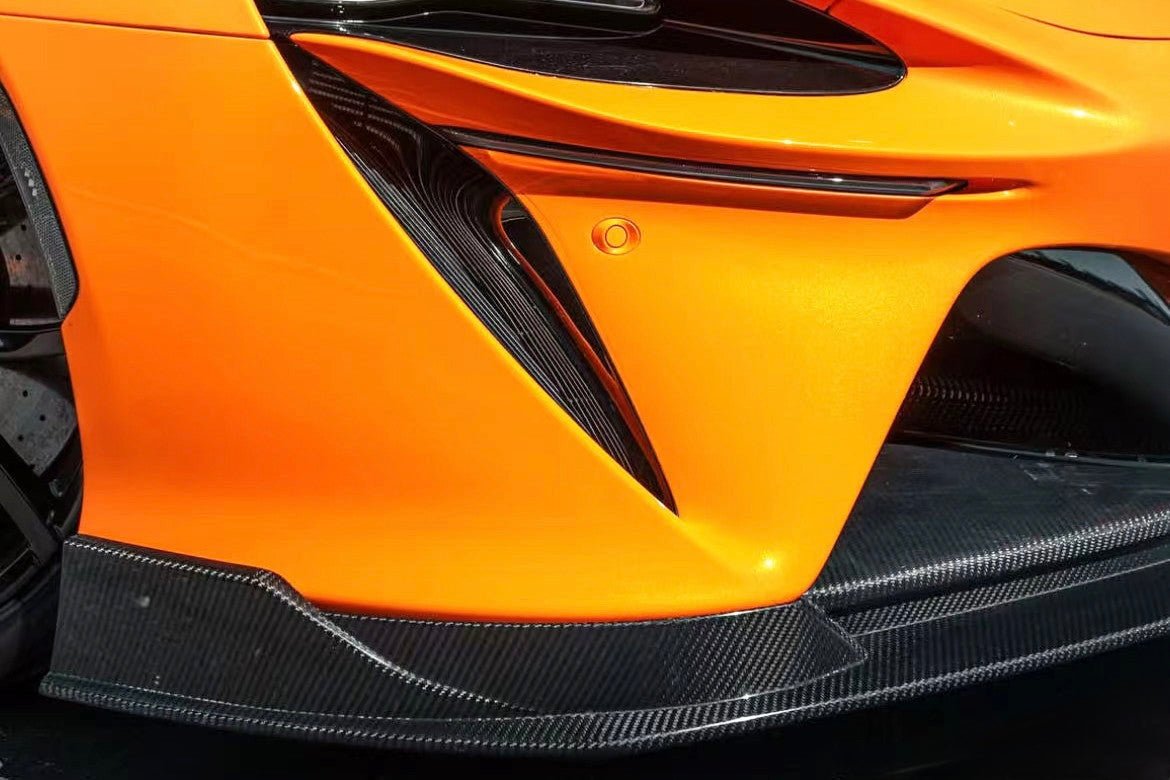 McLaren Artura V-Style Carbon Fiber Front Lip - Exotics Carbon Design