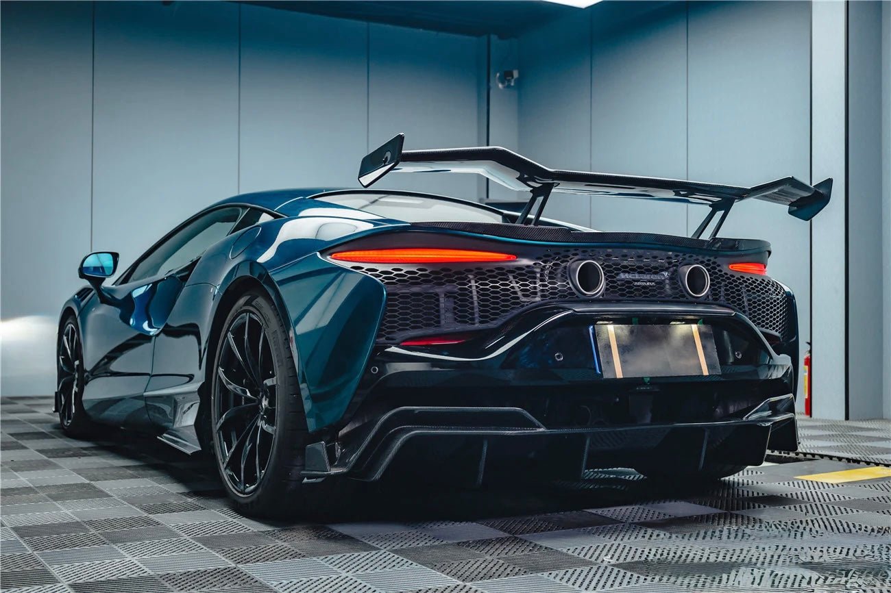 McLaren Artura V-Style Carbon Fiber Rear Diffuser - Exotics Carbon Design