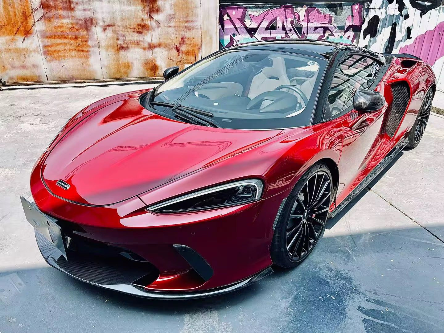 McLaren GT – 2020–2024 Carbon Fiber Front Lip - Exotics Carbon Design