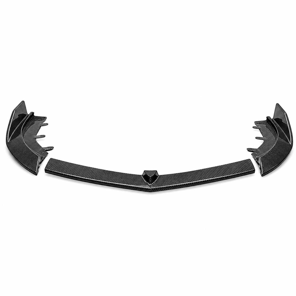 McLaren GT Carbon Fiber 3-Piece Front Lip - Exotics Carbon Design