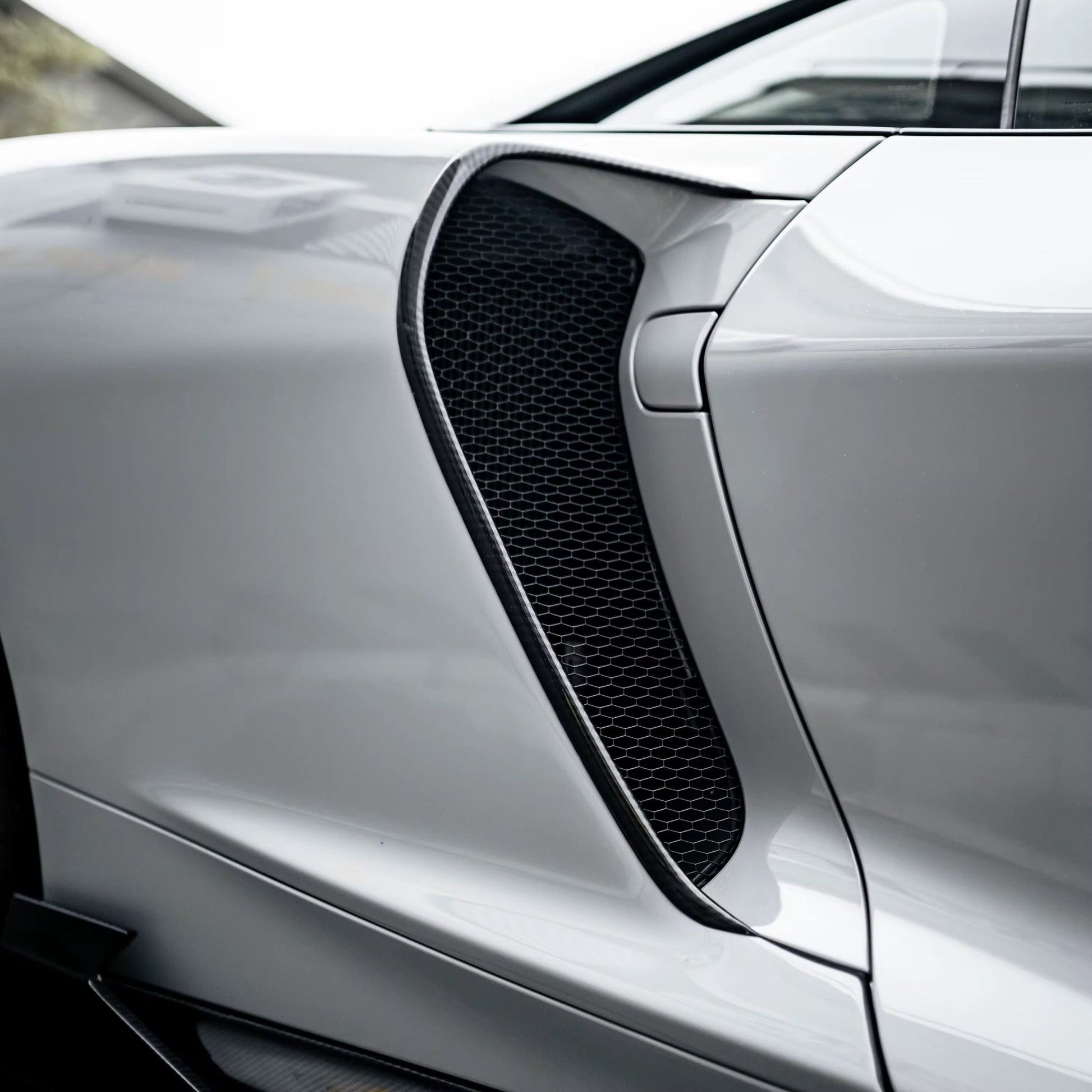 McLaren GT Carbon Fiber Air Intake Blades Side Vent - Exotics Carbon Design