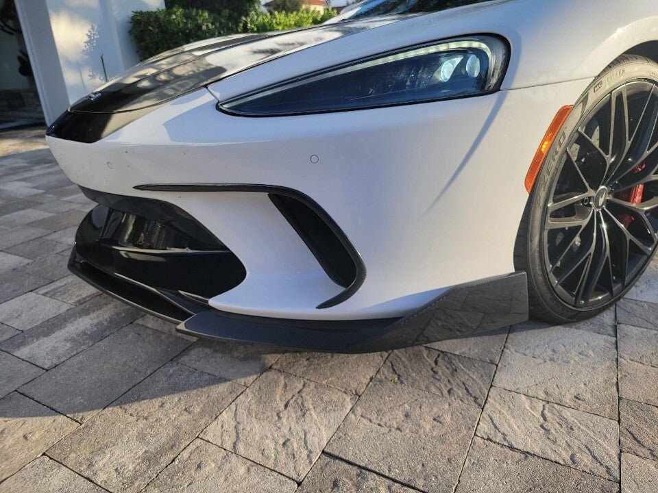 McLaren GT Carbon Fiber Front Bumper Trim - Exotics Carbon Design