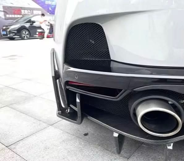 McLaren GT - Carbon Fiber Rear Side Bumper Canards - Exotics Carbon Design