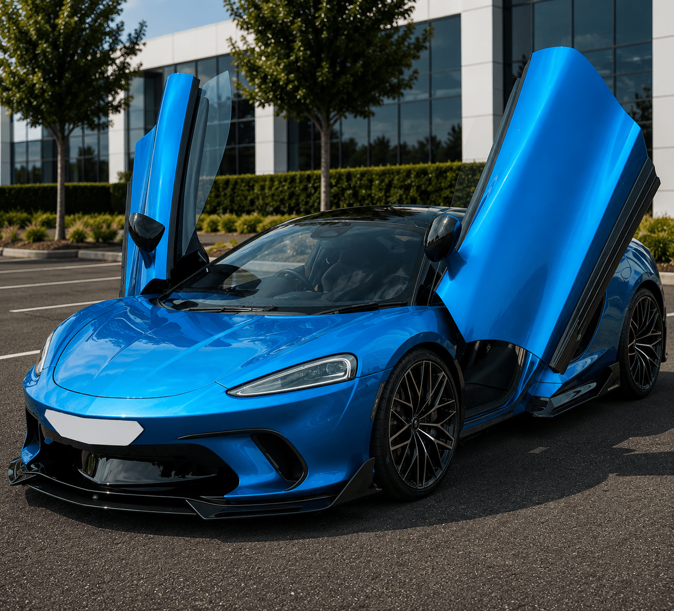 McLaren GT MSY Style Carbon Fiber Front Lip - Exotics Carbon Design