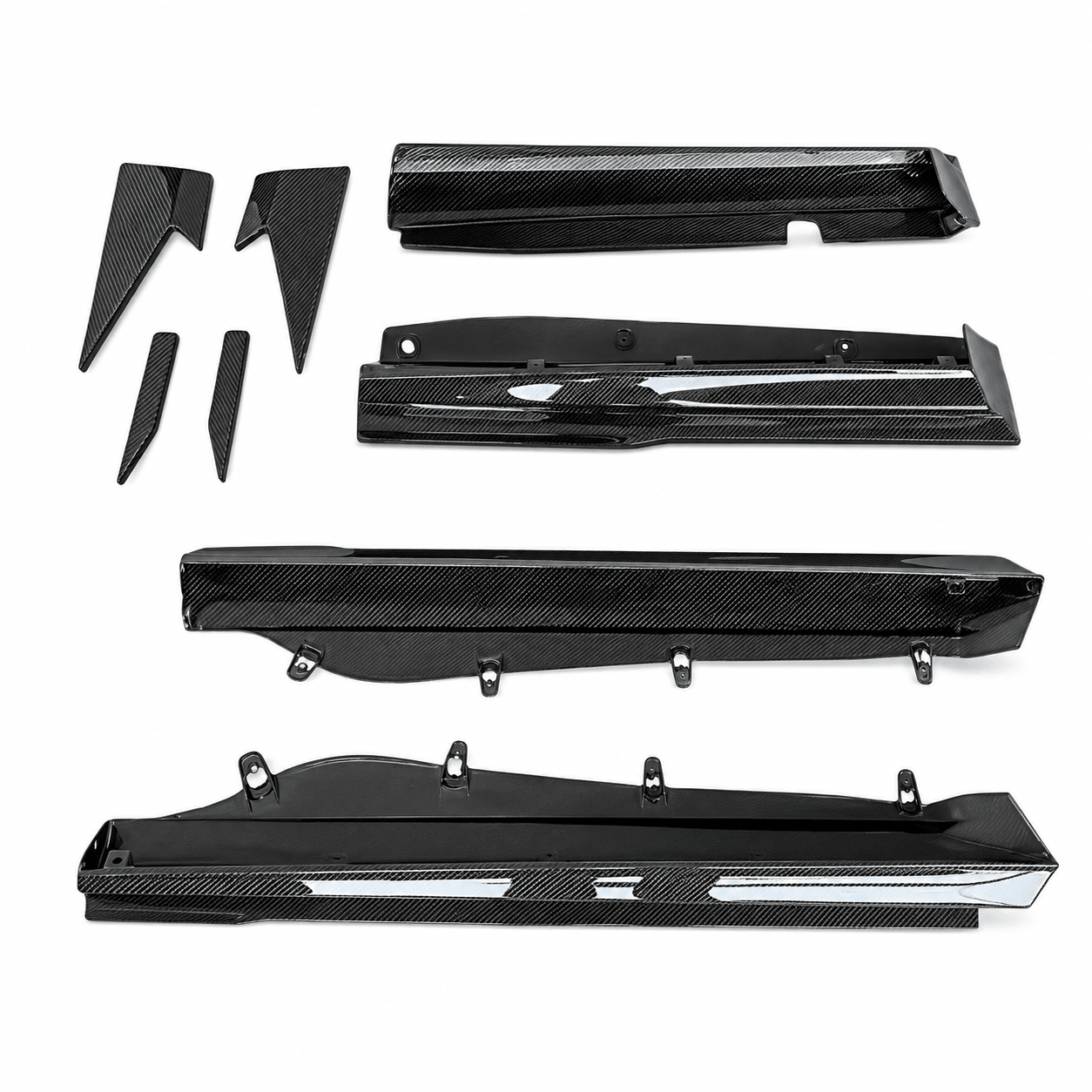 McLaren GT V-Style Carbon Fiber Side Skirts - Exotics Carbon Design