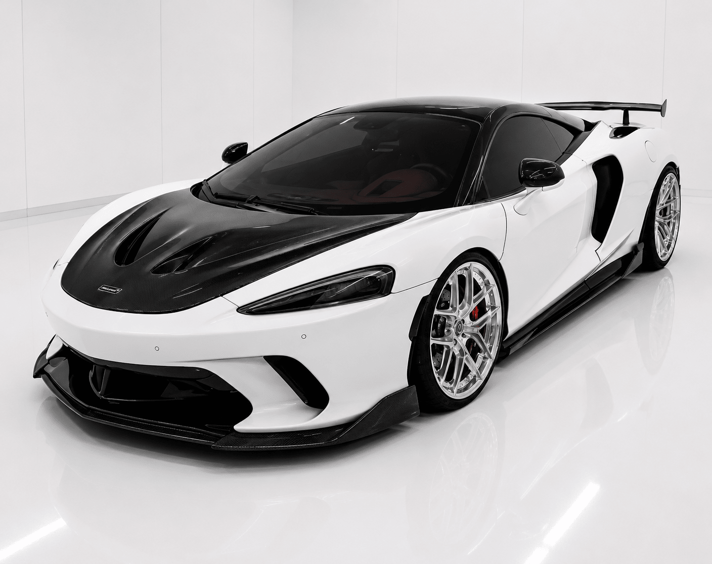 McLaren GT V-Style Carbon Fiber Side Skirts - Exotics Carbon Design