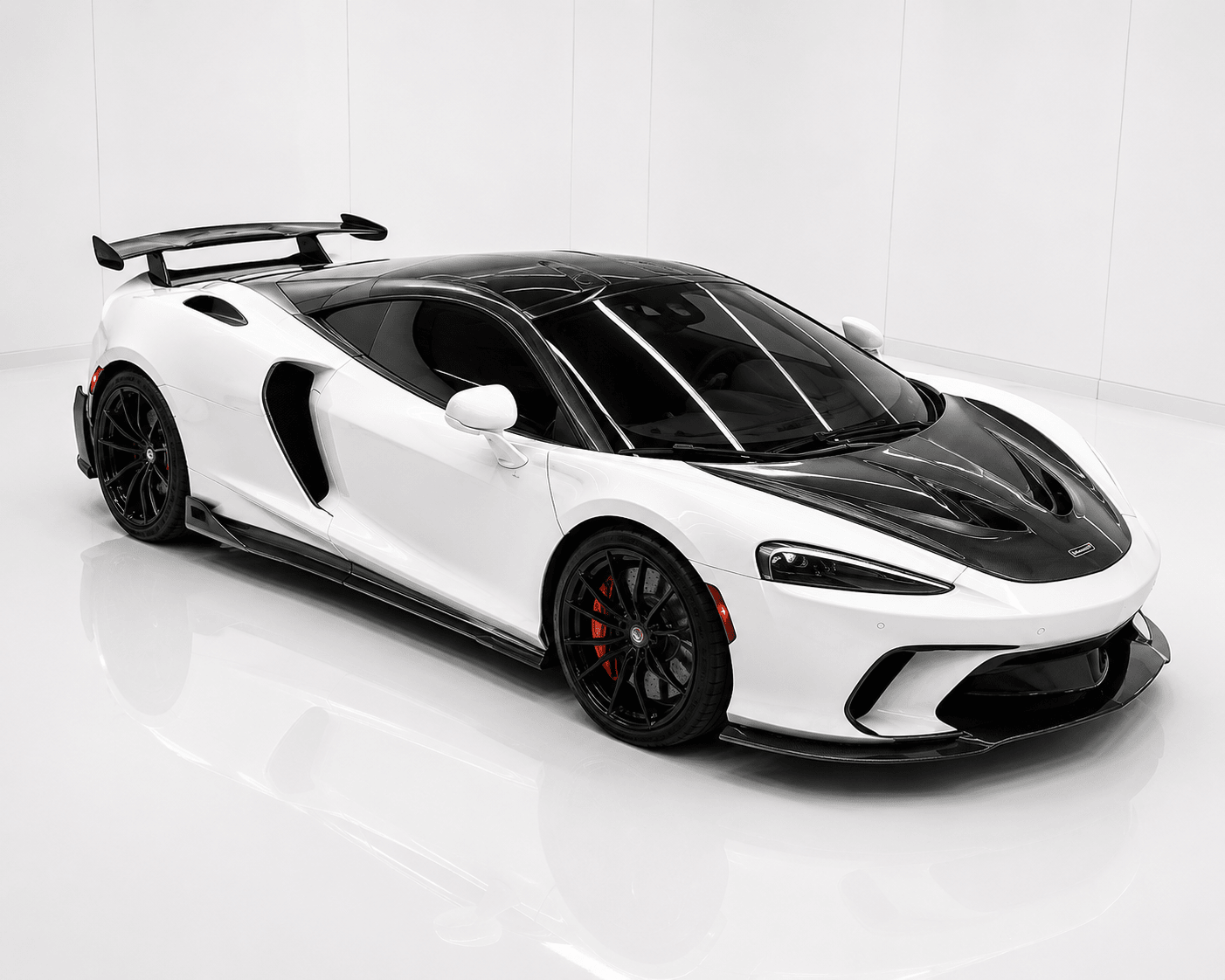 McLaren GT V-Style Carbon Fiber Side Skirts - Exotics Carbon Design