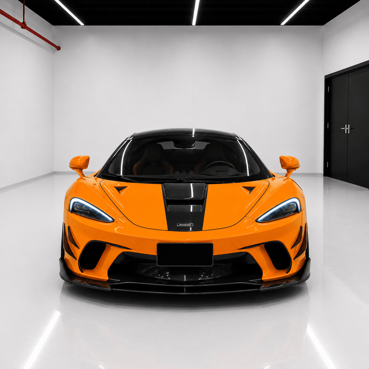 McLaren GT Vented Carbon Fiber Hood Bonnet - Exotics Carbon Design