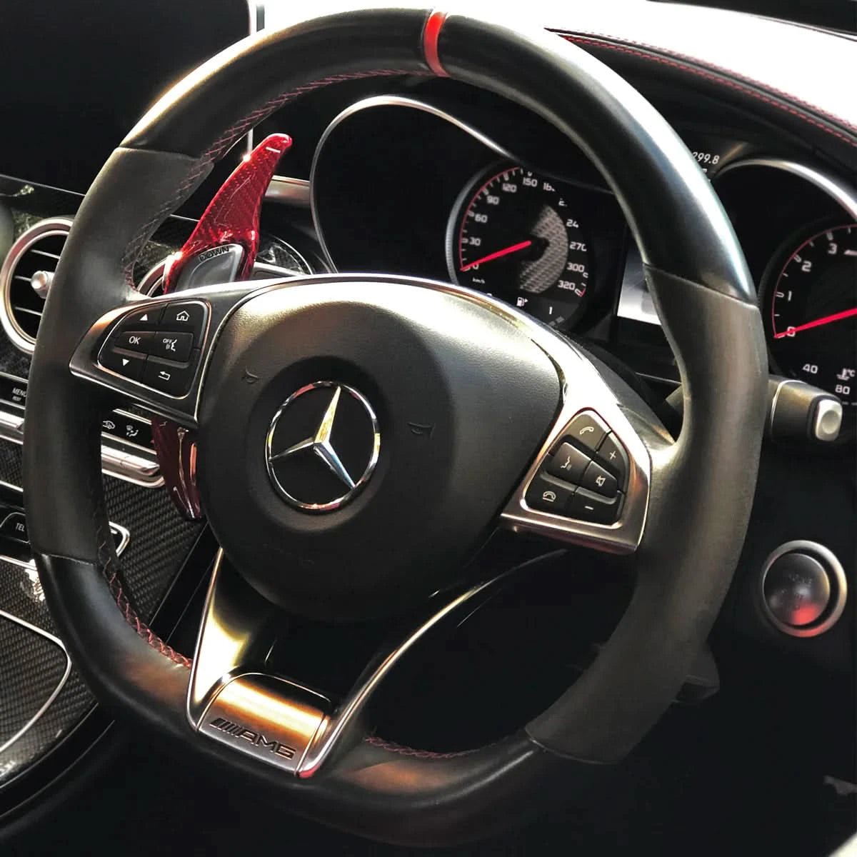 Mercedes - AMG Carbon Fiber Paddle Shifters - Exotics Carbon Design