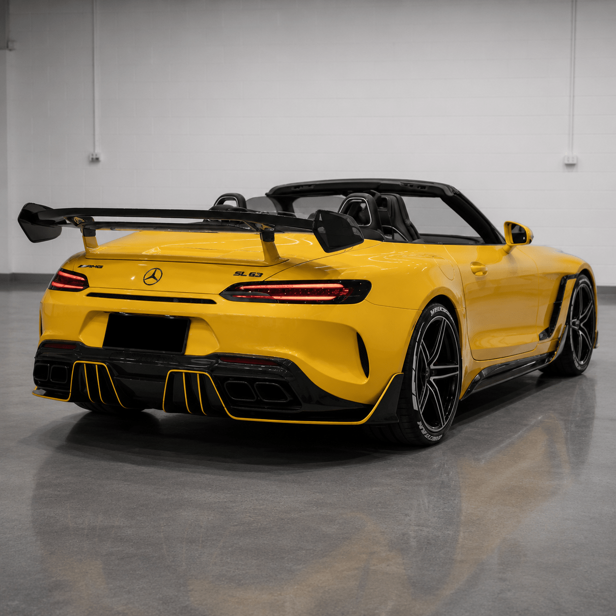 Mercedes-AMG GT / GTS Coupe IMP Style Carbon Fiber Rear Wing - Exotics Carbon Design