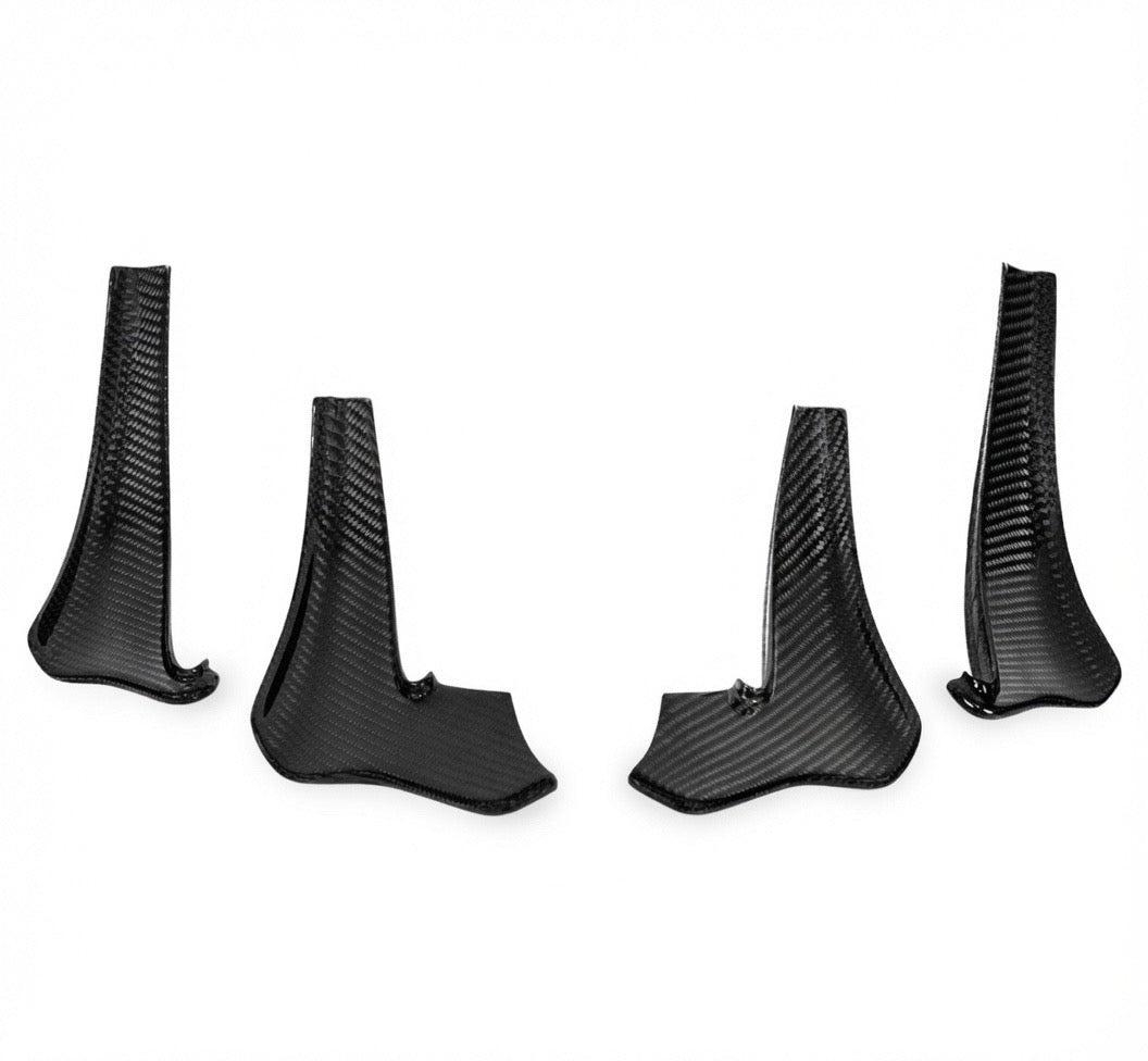 Mercedes-Benz AMG GTR Carbon Fiber Front Canards - Exotics Carbon Design