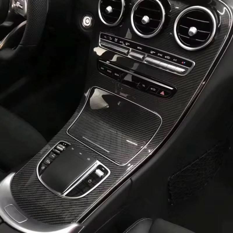 Mercedes - Benz C - Class / C43 / C63 – OEM Carbon Fiber Center Console Trim - Exotics Carbon Design