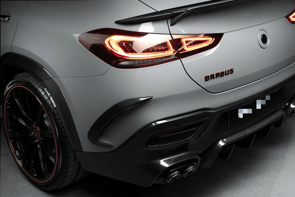 Mercedes - Benz C167 GLE – BRB Style Carbon Fiber Rear Bumper Canards - Exotics Carbon Design
