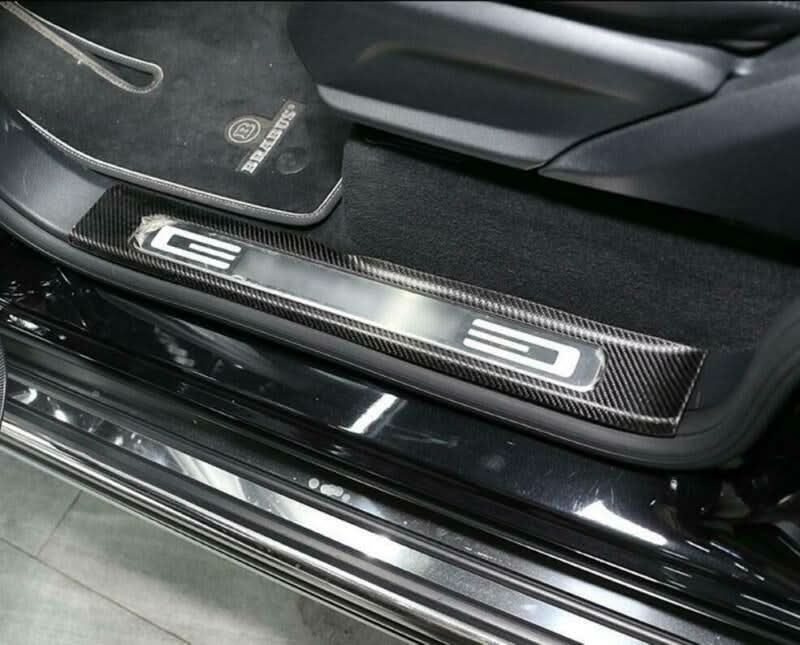 Mercedes - Benz G - Class W463 G55 / G63 (2019–2020) – Carbon Fiber Door Sill Plate Trim - Exotics Carbon Design