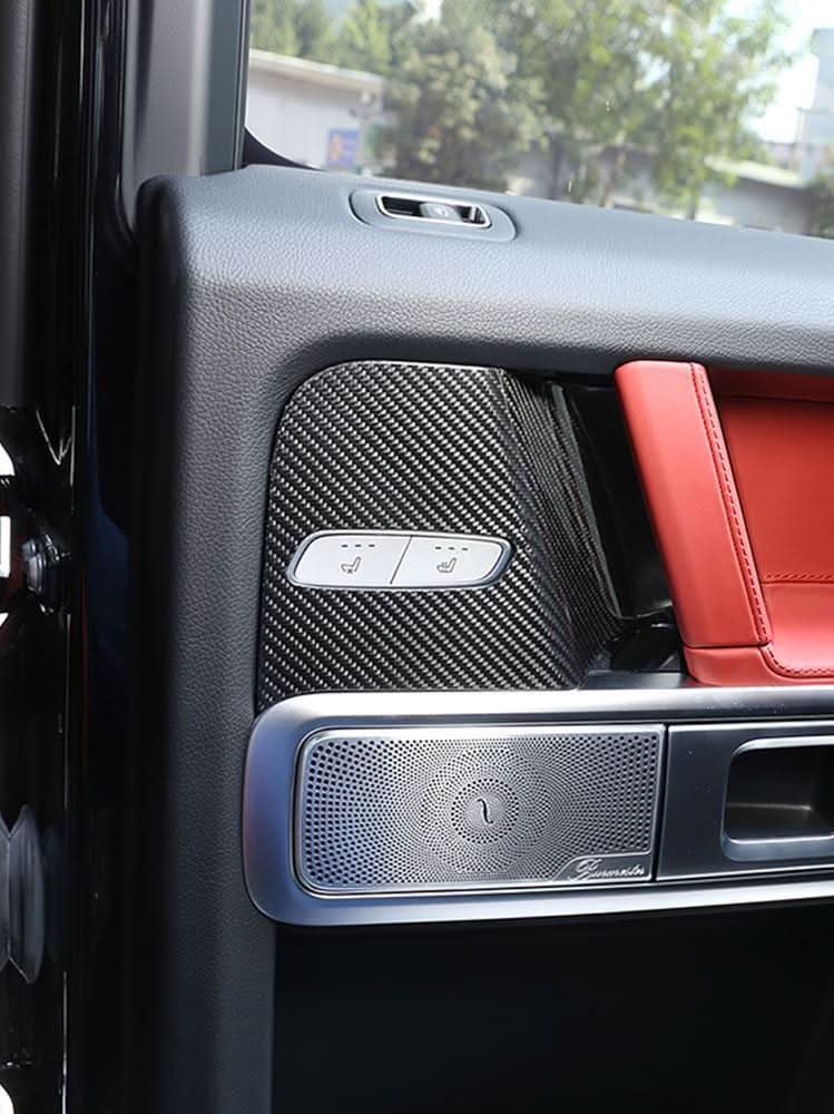 Mercedes - Benz G - Class W464 – Carbon Fiber Car Door Seat Button Panels - Exotics Carbon Design