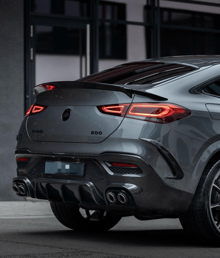 Mercedes - Benz GLE 350 / GLE53 / GLE63 – BRB Style Carbon Fiber Diffuser - Exotics Carbon Design