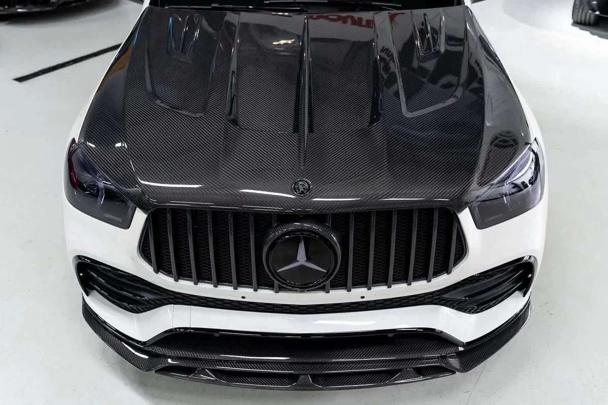 Mercedes - Benz GLE 450/580/53/63 – MSY Style Carbon Fiber Vented Hood - Exotics Carbon Design