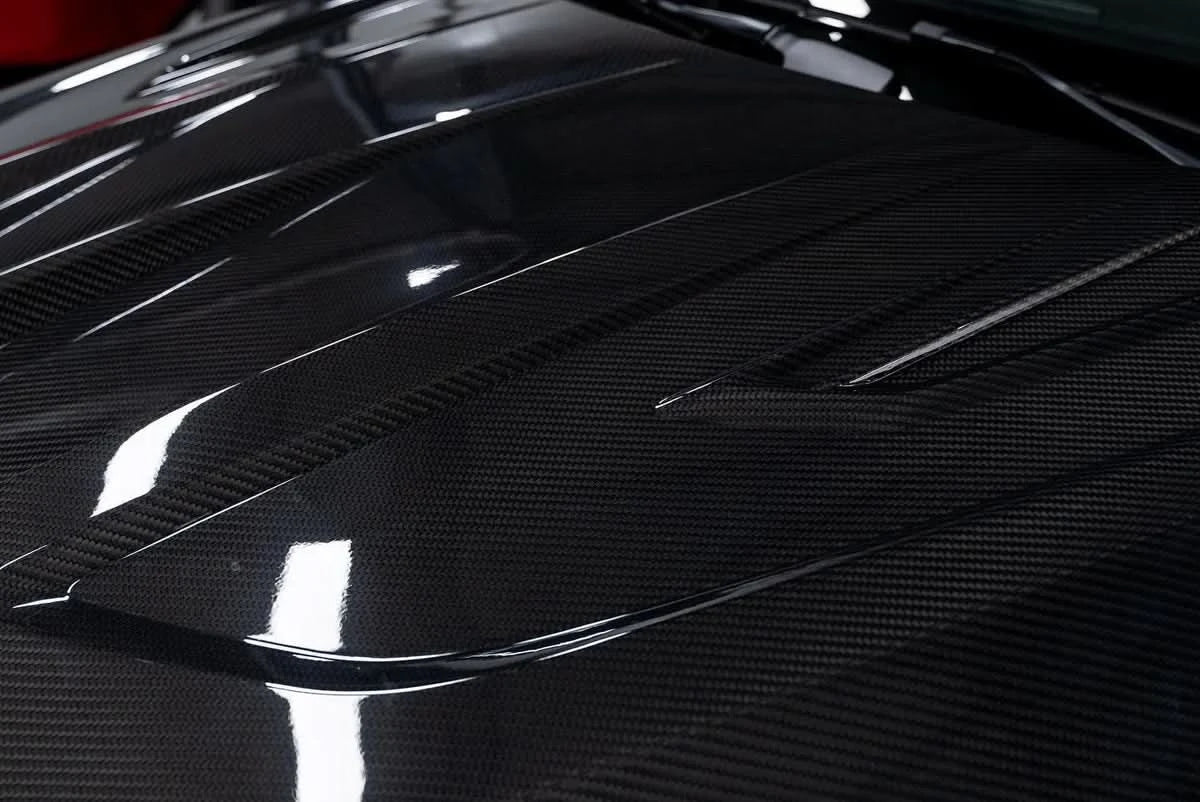 Mercedes - Benz GLE 450/580/53/63 – MSY Style Carbon Fiber Vented Hood - Exotics Carbon Design