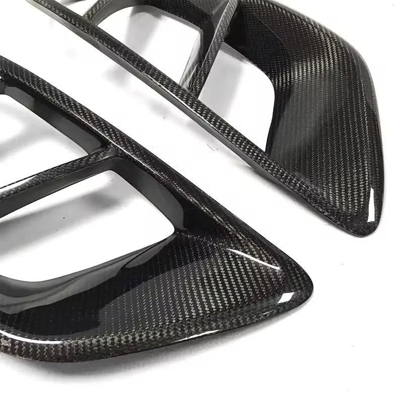 Mercedes C - Class W205 (C63 / C43 / C180 / C200) – Carbon Fiber BRS Style Front Air Vents - Exotics Carbon Design