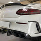 Mercedes C63/C43 - Carbon Fiber Rear Bumper Canards - Exotics Carbon Design