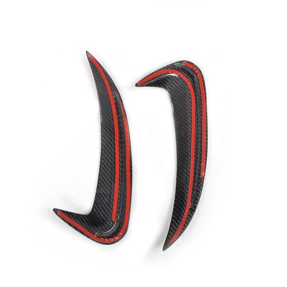 Mercedes C63/C43 - Carbon Fiber Rear Bumper Canards - Exotics Carbon Design