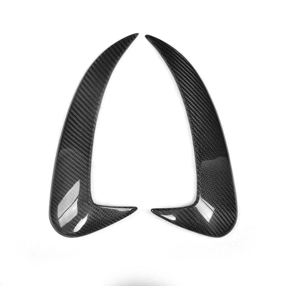 Mercedes C63/C43 - Carbon Fiber Rear Bumper Canards - Exotics Carbon Design