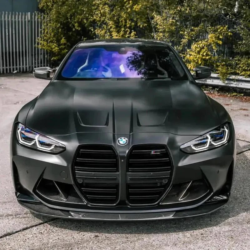 MHC STYLE CARBON FIBER FRONT LIP - BMW G80 M3 | G82 M4 - Exotics Carbon Design