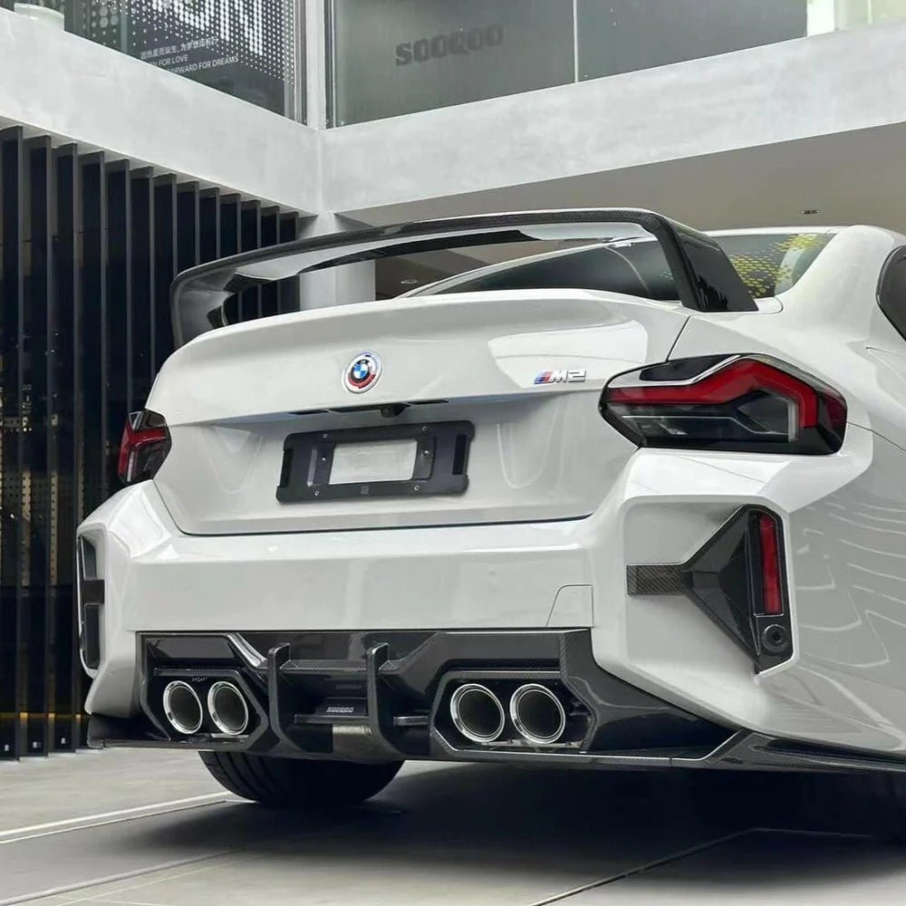 MP STYLE CARBON FIBER WING - BMW G87 M2 - Exotics Carbon Design