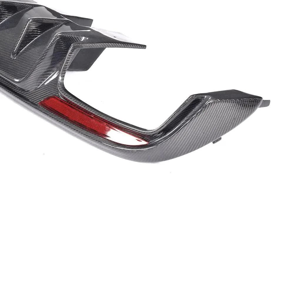 MSY Style Carbon Fiber Rear Diffuser – Mercedes - Benz W205 C63 AMG - Exotics Carbon Design