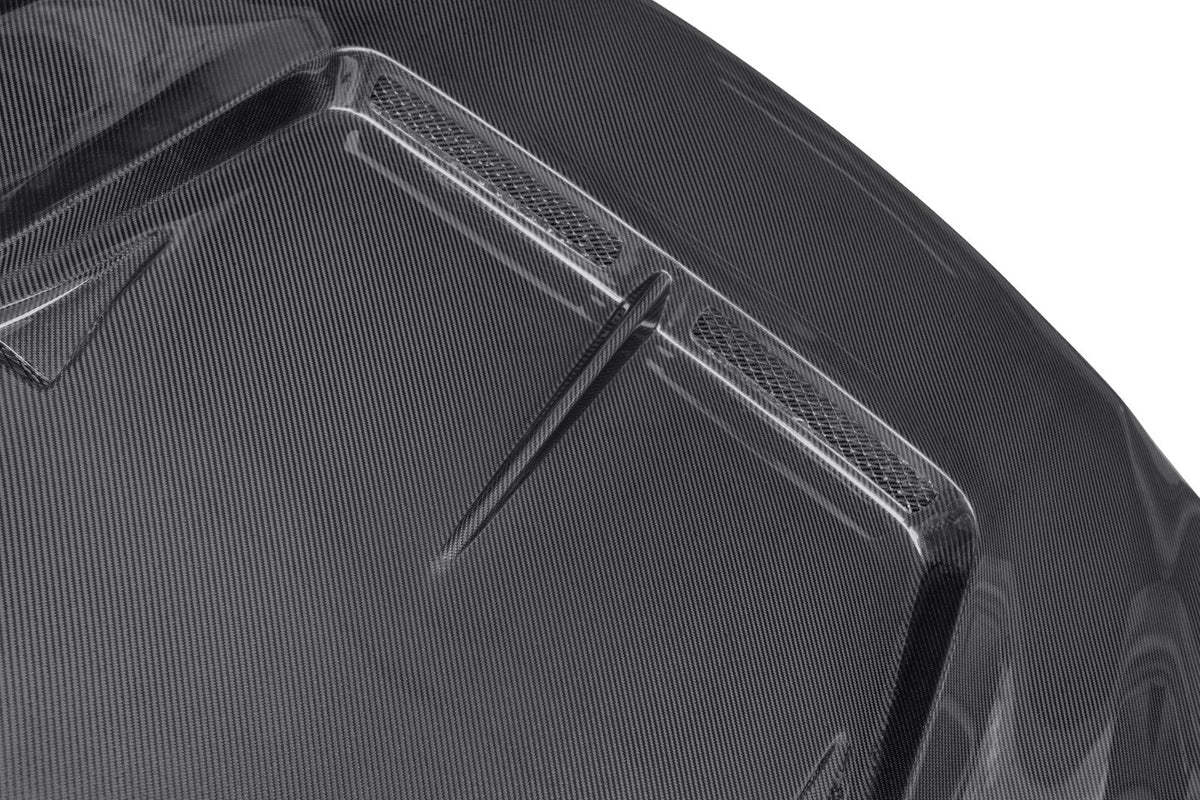 Nissan GT-R R35 (2009-2016) - Vented Carbon Fiber Race Hood - Exotics Carbon Design