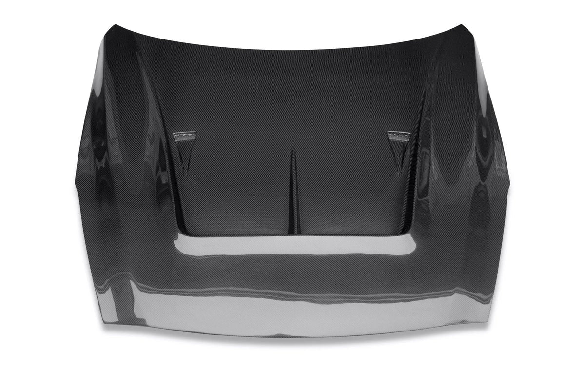 Nissan GT-R R35 (2009-2016) - Vented Carbon Fiber Race Hood - Exotics Carbon Design