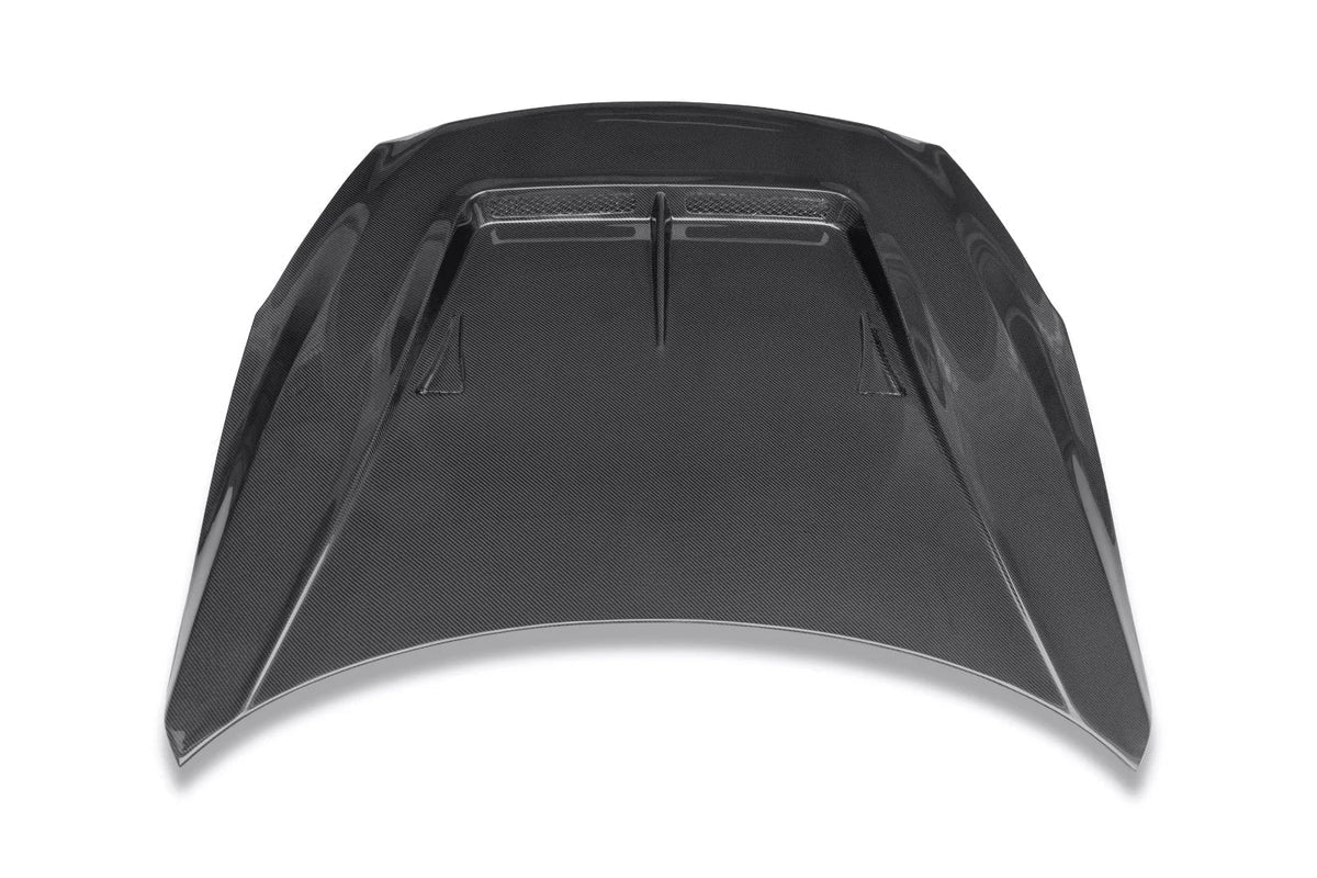 Nissan GT-R R35 (2009-2016) - Vented Carbon Fiber Race Hood - Exotics Carbon Design