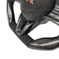 Nissan GT - R R35 (2009–2021) - Full Carbon Fiber & Alcantara Steering Wheel - Exotics Carbon Design