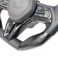 Nissan GT - R R35 (2009–2021) - Full Carbon Fiber & Leather Steering Wheel - Exotics Carbon Design