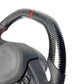 Nissan GT - R R35 (2009–2021) - Full Carbon Fiber & Leather Steering Wheel - Exotics Carbon Design
