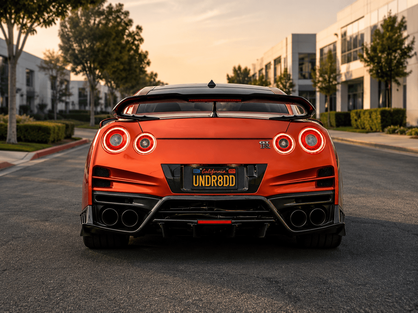 Nissan GT-R R35 (2017-2021) - Carbon Fiber Track Inspired Spoiler - Exotics Carbon Design