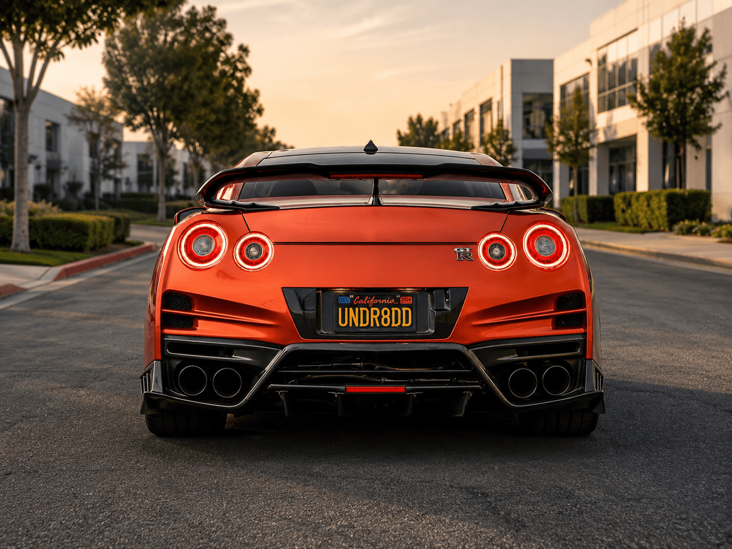 Nissan GT-R R35 (2017-2021) - Carbon Fiber Track Inspired Spoiler - Exotics Carbon Design